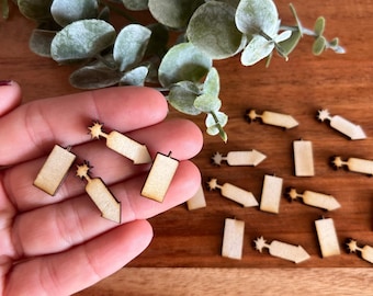 Tiny Fireworks Wood Cutouts | DIY Crafts, Dollhouse Embellishments