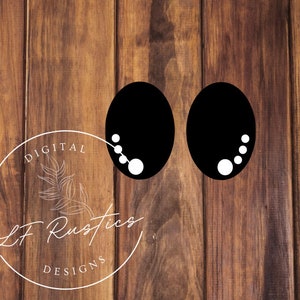 Reindeer Eyes SVG Digital File