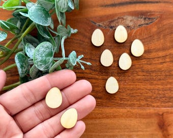 Tiny Wood Egg Cutouts: DIY Dollhouse Crafts