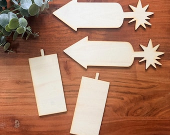 Fireworks Wood Laser Cut Outs