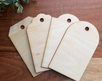 Tag Blank Wood Laser Cut Outs