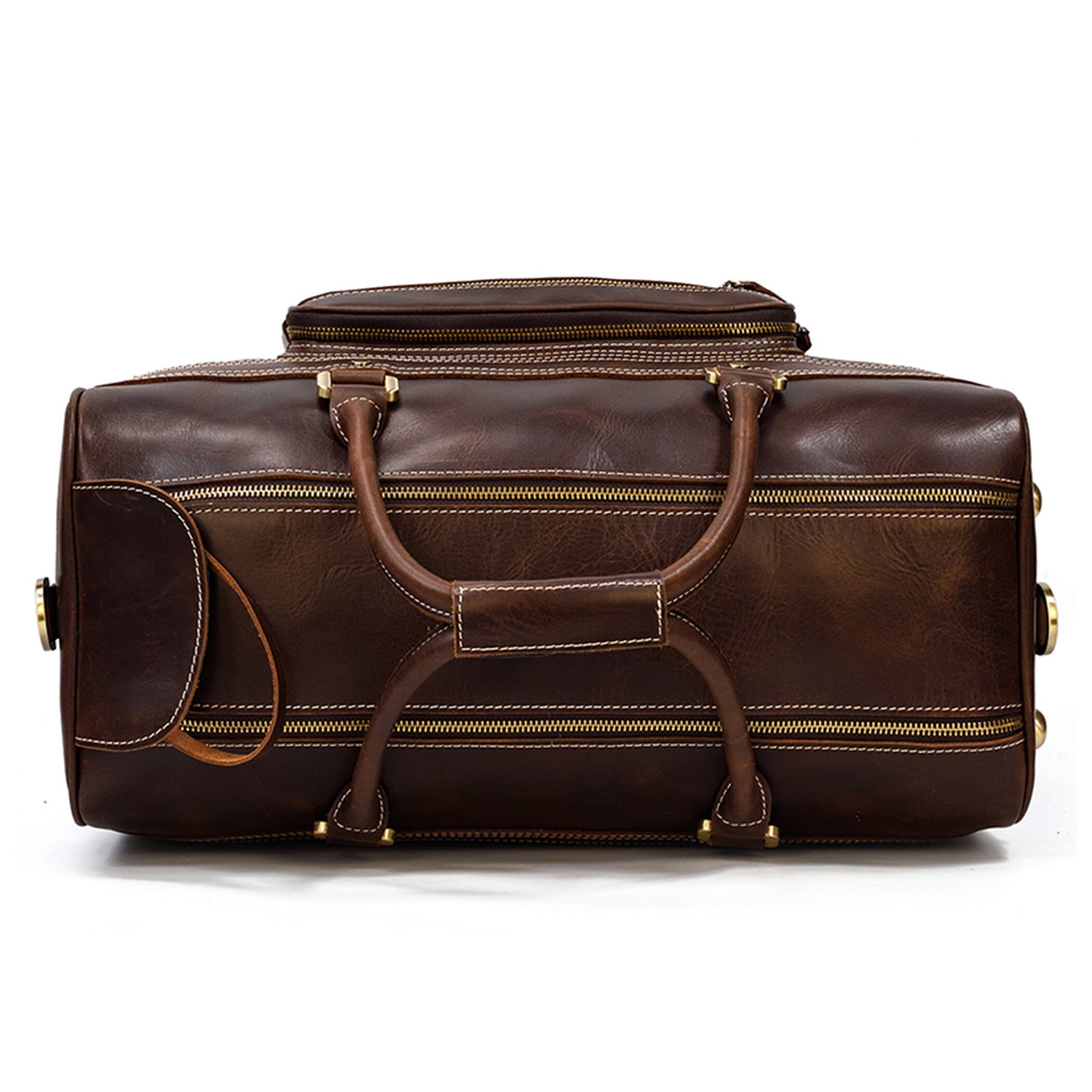 Genuine Leather Rolling Duffel Bag Travel in Style and Comfort With Our
