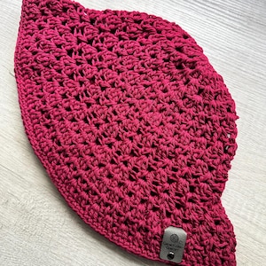 Handmade Crochet Cotton Bucket Hat - Bucket Hat- Cotton Hat- Crochet Hat