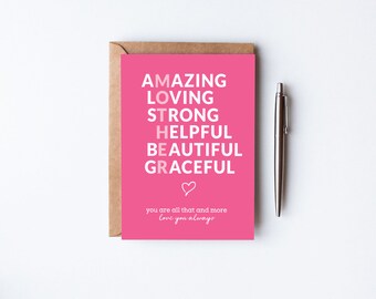 Mother's Day Poem Greeting Card