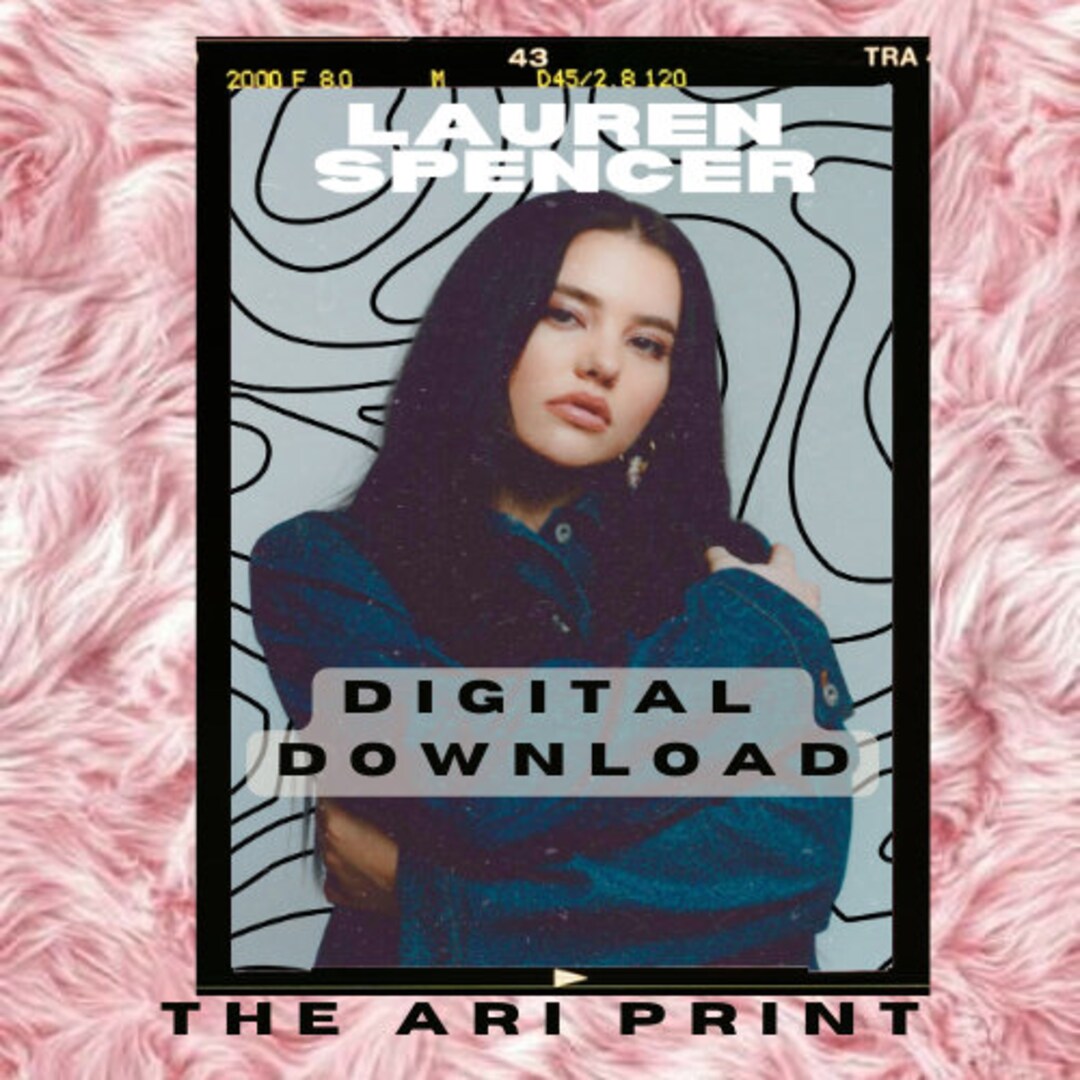 Lauren Spencer Dorm Room Decor Gift for Her INSTANT Download Printable