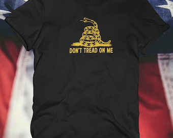 Women's Gadsden Flag Shirt: Patriotic Liberty Tee - Don't Tread on Me