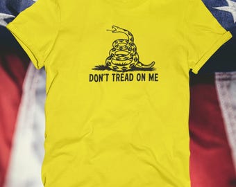 Gadsden Flag T-Shirt: Don't Tread on Me - Patriotic USA Pride