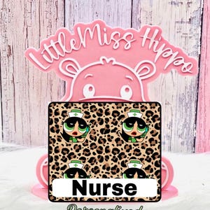 Puff girls badge buddy Badge Buddy 1/16 thick (ID badge holder) badge buddies