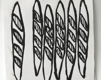 Baguetes - Adesivo 4" x 4"