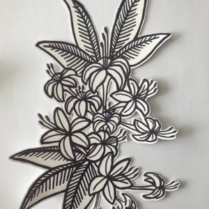Honeysuckle - 7&quot; x 12&quot; Sticker