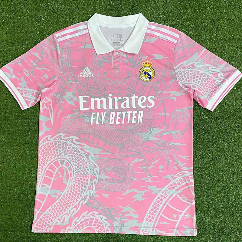 Camiseta Real Madrid Dragón Rosa Especial Etsy España