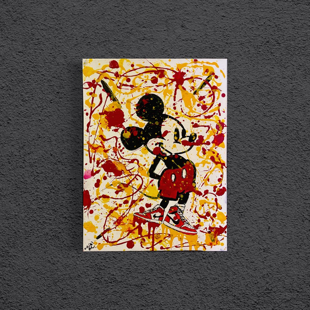 Mickey Drip Etsy