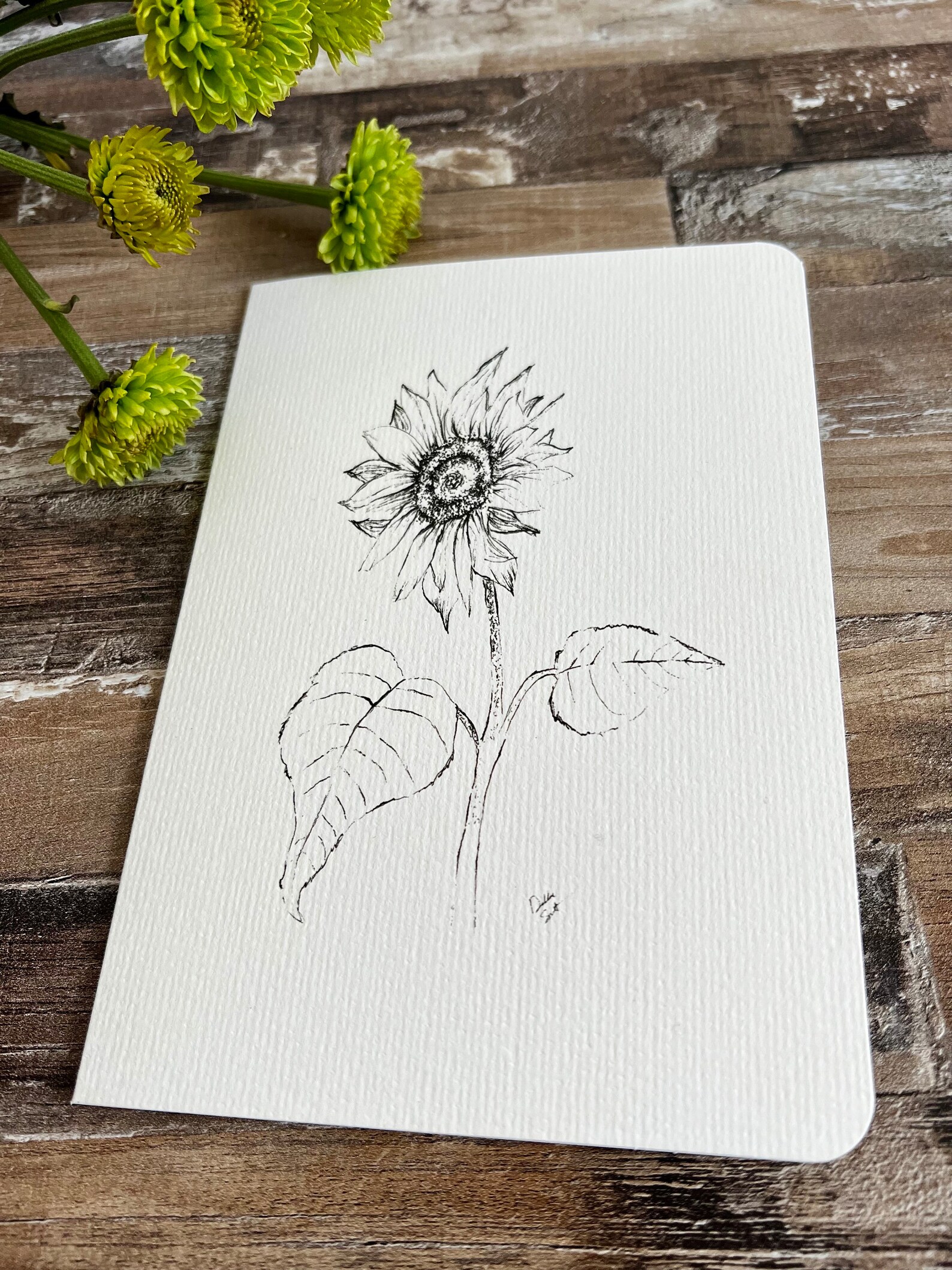 Sunflower Watercolor Card Set • Wildflower Cards • Floral Note Cards ...