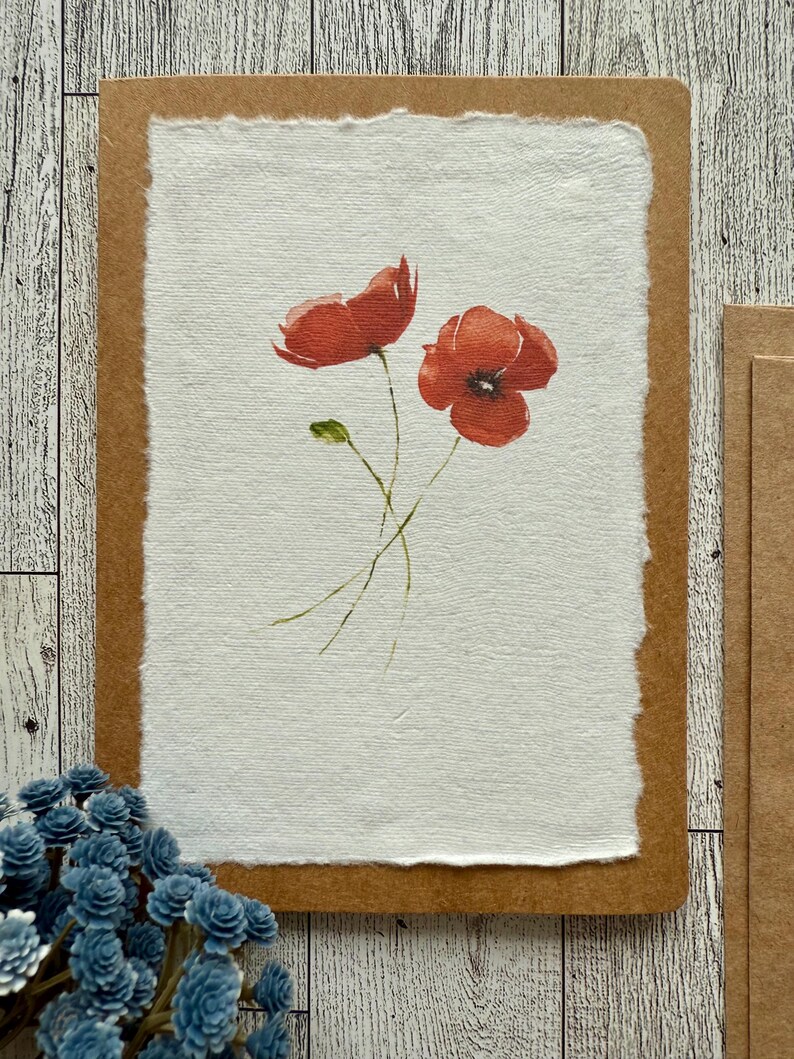 Vintage Wildflower Watercolor Card Set • Wildflower Cards • Floral Note ...