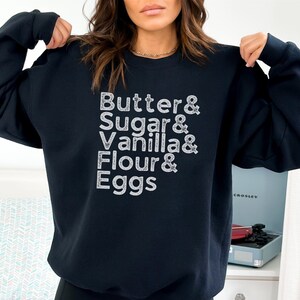 Baking Ingredients Crewneck Sweatshirt
