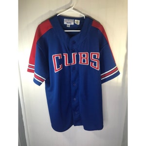 1992 Chicago Cubs Baseball Button Up – Red Vintage Co