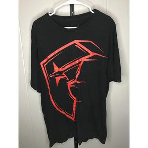 未使用品 Famous Stars and Straphs Tシャツ バンドT VTG Y2K Famous Stars & Straps Skull Shirt Faded Black Black