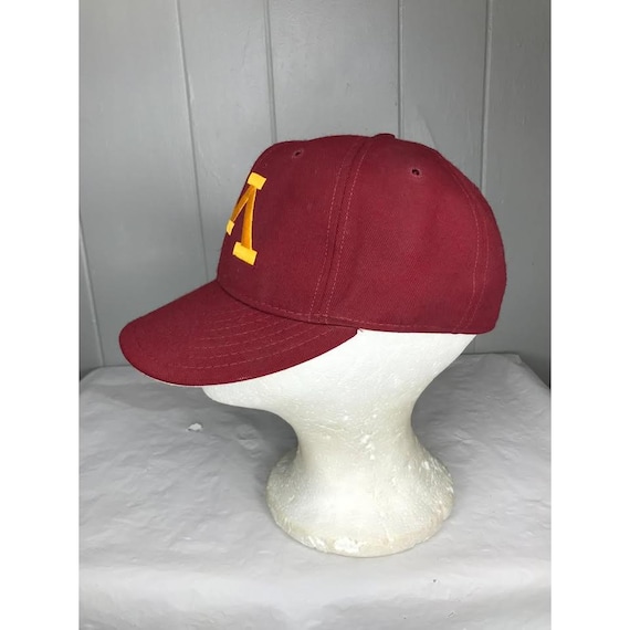 Vtg University Of Minnesota Maroon Cream Silicone Graphic Latex Swim Cap Kleinerts swim cap vintage - Gem main image 4