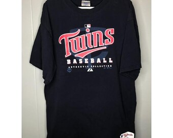 Vintage Minnesota Twins Majestic Authentic T Shirt MLB Sz XL - Etsy