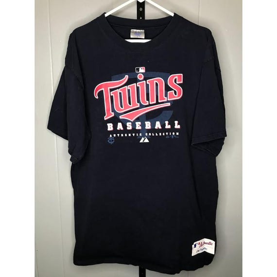 Vintage Minnesota Twins Majestic Authentic T Shirt MLB Sz XL - Etsy