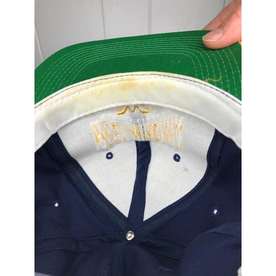 Casquette Snapback Velours Côtelé Bleu - Vintage West Virginia '89 Fiesta Bowl (USA)