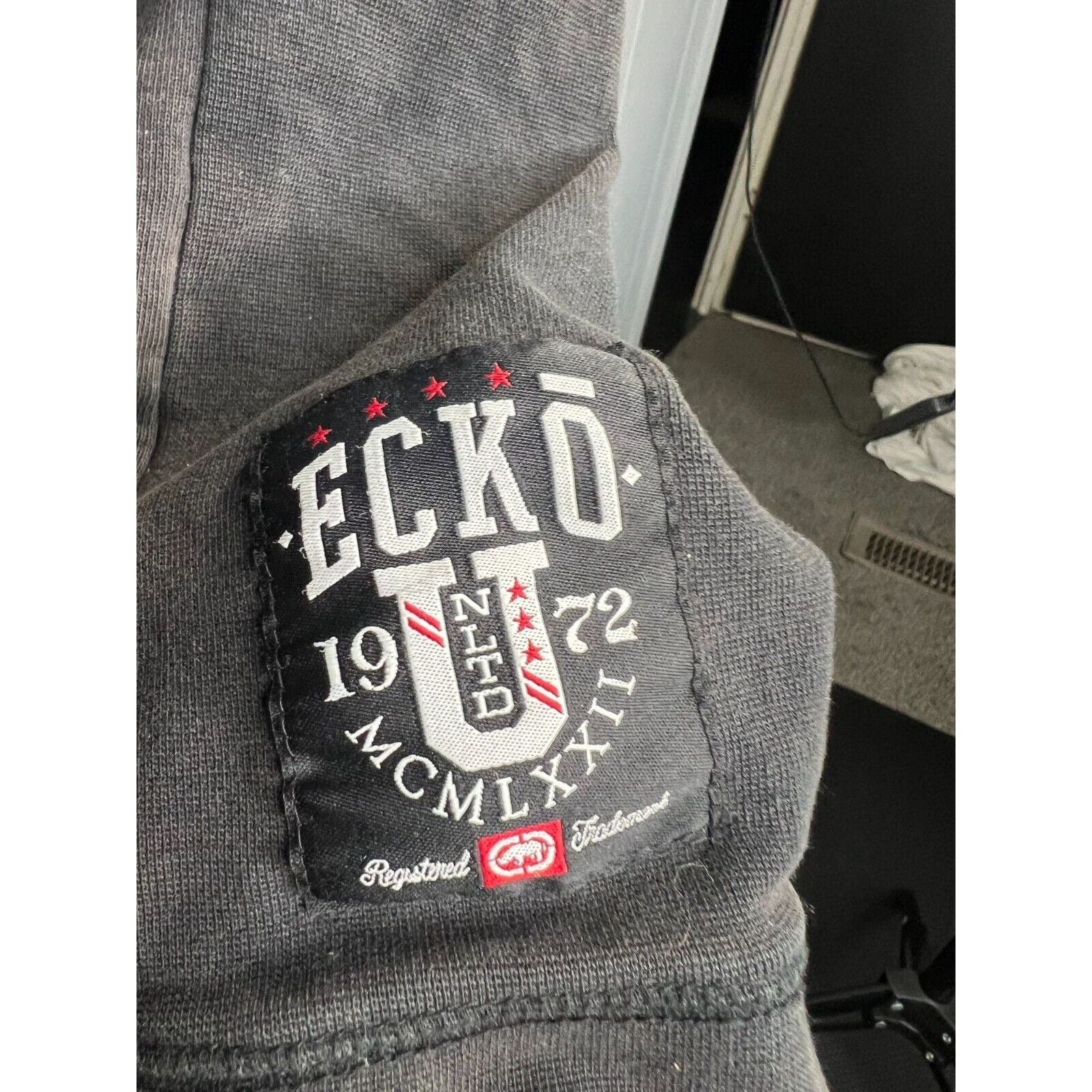VTG Y2K 2000s Ecko Unltd Zip up Hoodie Sz XL Camo