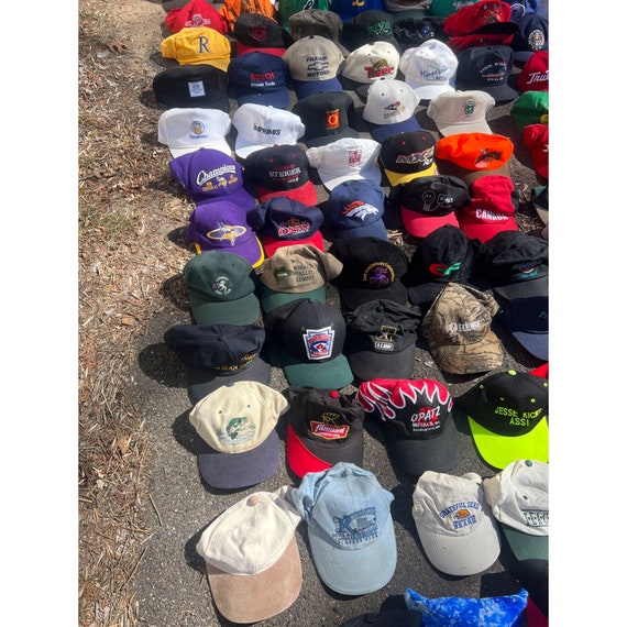 Lot Of 5 Vintage Hats For Sale 5 Vintage Hat Mystery Box Snapback, K Product, Made Usa  main image 3