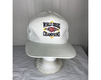 Vintage 1991 Twins MLB World Series New Era snapback hat cap