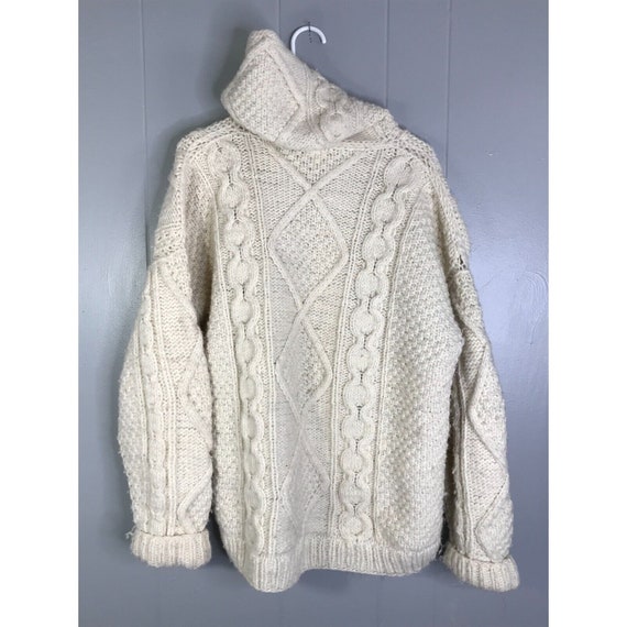 Vintage Artesanias Folk Wool Ecuador Hooded Sweater Jacket Vintage Artesanias Folk Wool Ecuador Hooded Sweater Jacket