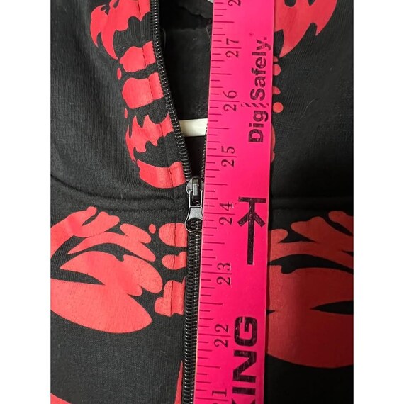Y2K AOP Skeleton Grunge Skate Full Face Hoodie Zip up Sz MD - Etsy
