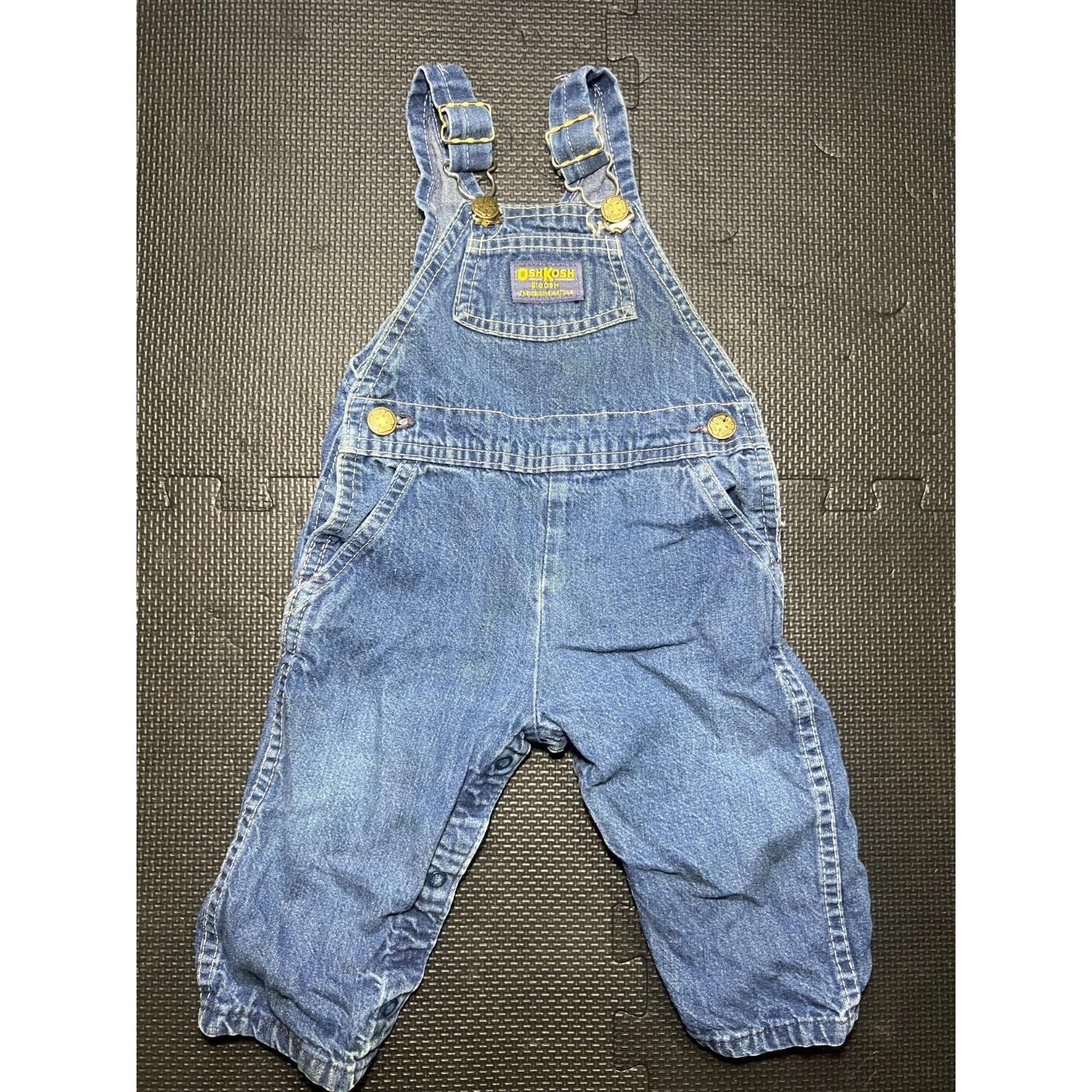 Vintage 80s Osh Kosh B'gosh Vestbak Overalls UNION MADE in USA