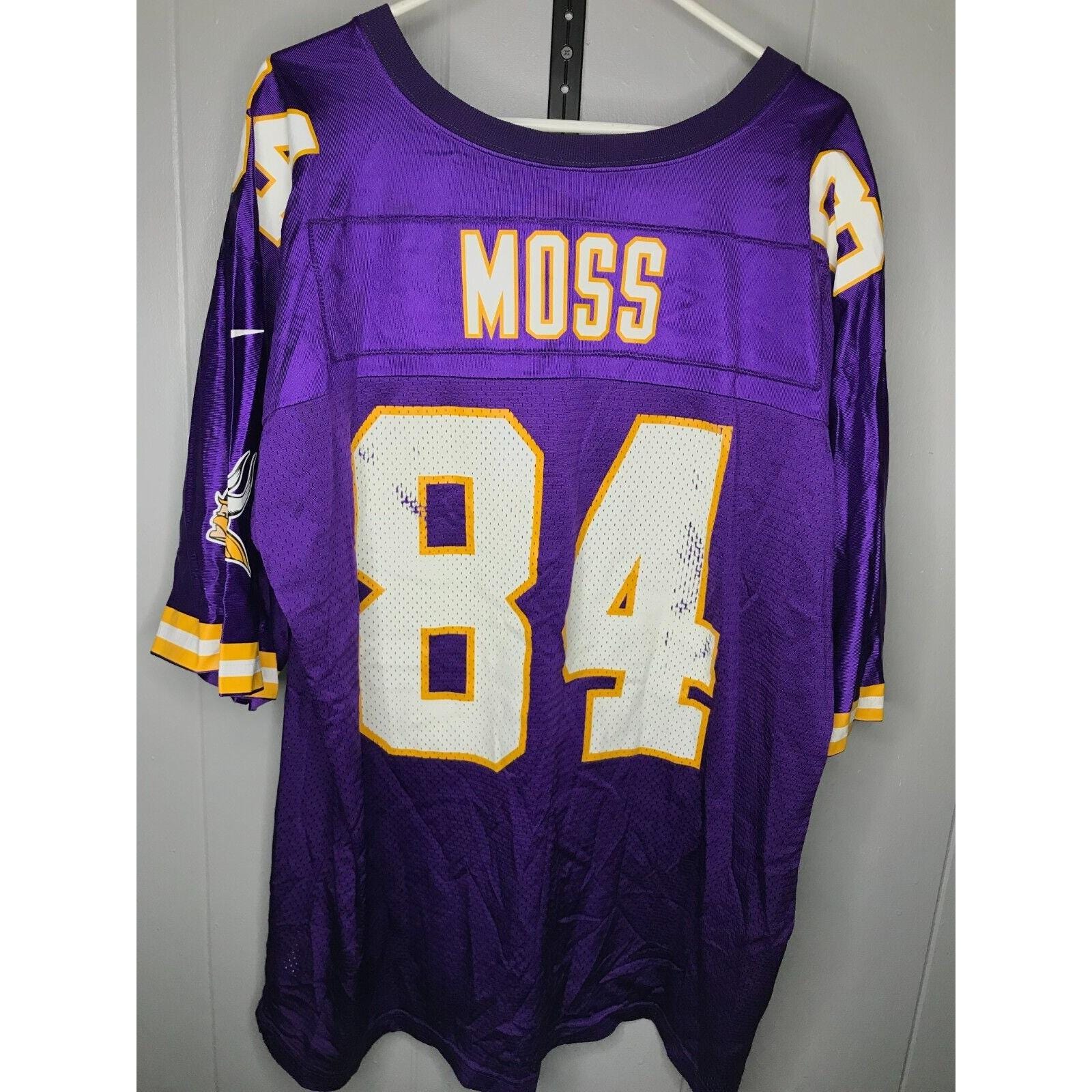 Vintage 90's Randy Moss Nike Team Minnesota Vikings NFL Football