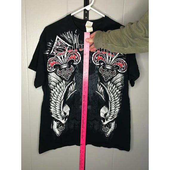y2k tシャツ スカル　十字架　グランジ　affliction Skull Cross Grunge Cyber Y2K Style T-shirt - Etsy