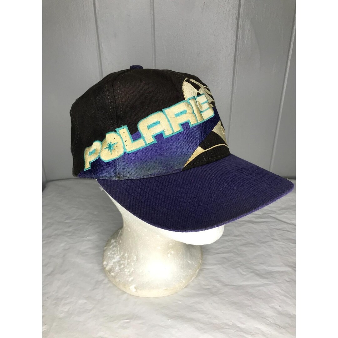 Polaris Racing Cap Vintage Polaris Factory Racing Hat Cap Snapback Spell Out Checkered ...