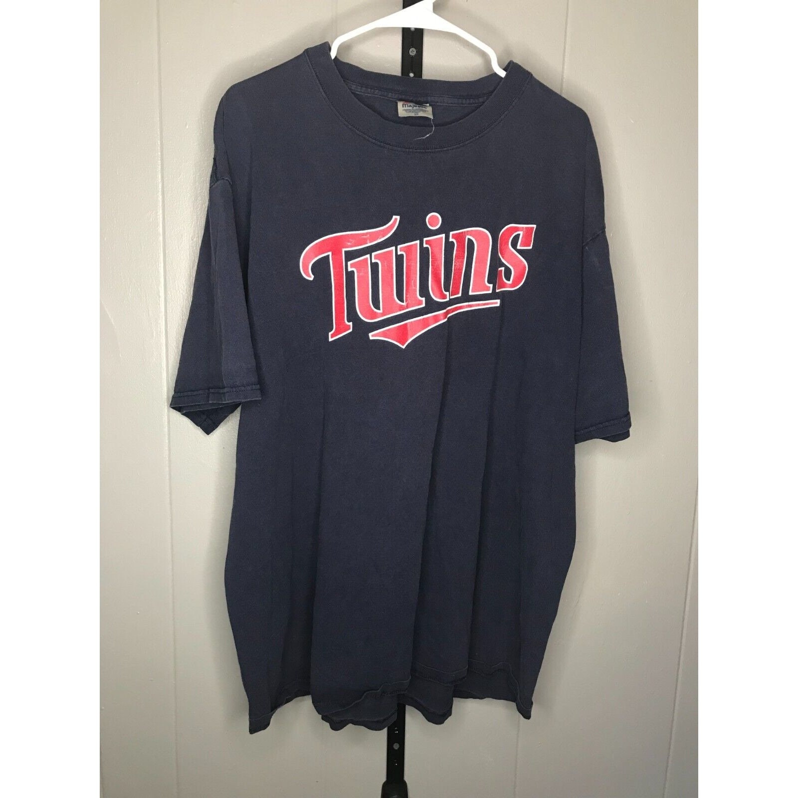 Vintage Majestic MLB Minnesota Twins Johan Santana #57 Mens T