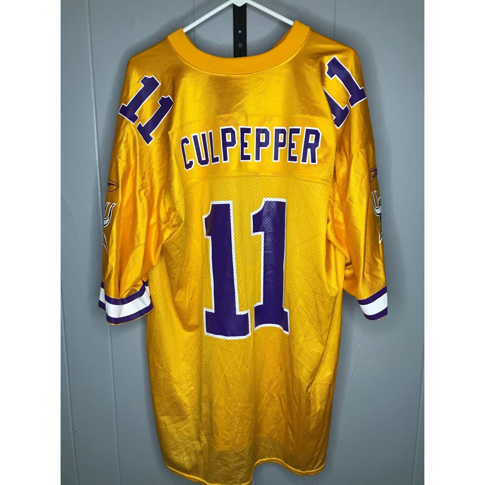 Vintage Daunte Culpepper #11 Minnesota Vikings NFL Reebok Authent