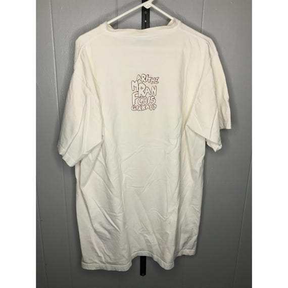 T-shirt Drapé Au Dos Marithé + François Girbaud Taille 42, Coton Blanc, Parfait état - Occasion Peu Porté