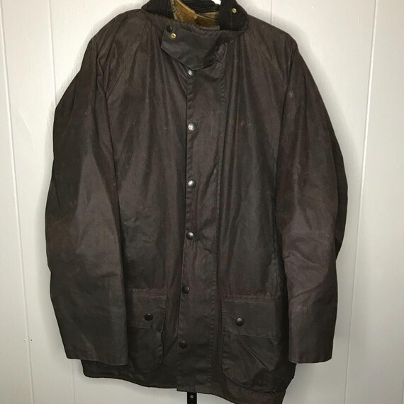 Vintage Barbour Beaufort A190 Brown Waxed Cotton Jacket, and Liner  
