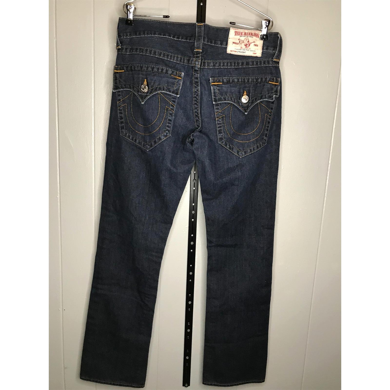 True Religion Baggy Jeans - Etsy
