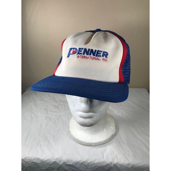 Vintage Penner Trucking Mesh Snapback Hat Cap 