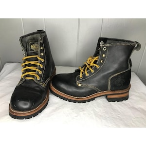 90s Lug Sole Boots - Etsy