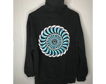 90s SPITFIRE WHEELS パーカー Vintage 初期 レア XL 90s Spitfire Wheels Flames Logo Hoodie Sweatshirt Cotton