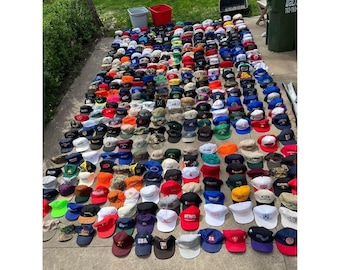 5 sztuk Vintage Mystery Hats Cap Snapback Trucker Mesh MADE USA Patch K brand K products