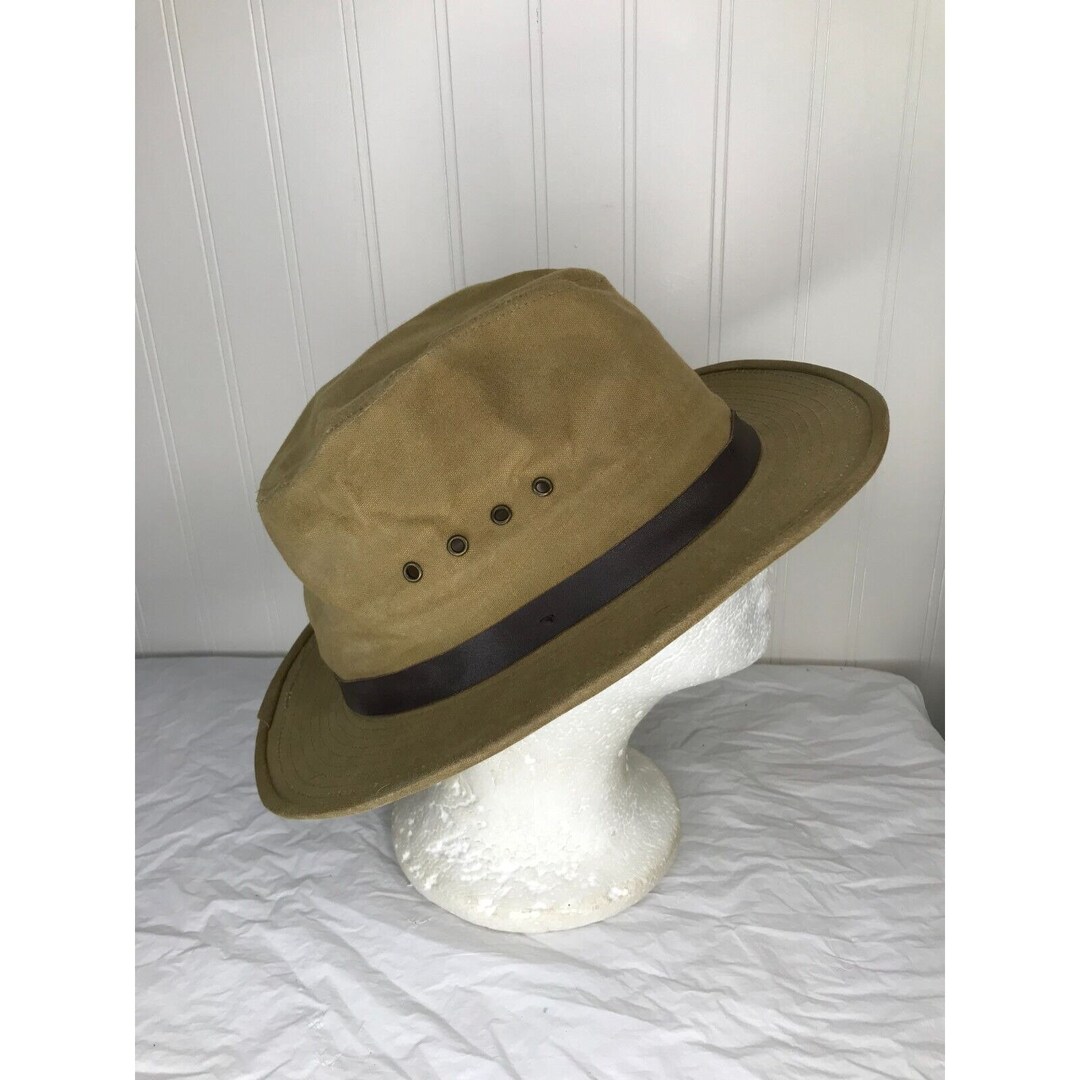 Vintage CC Filson Tin Cloth Bush Waxed Cotton Canvas Packer Etsy