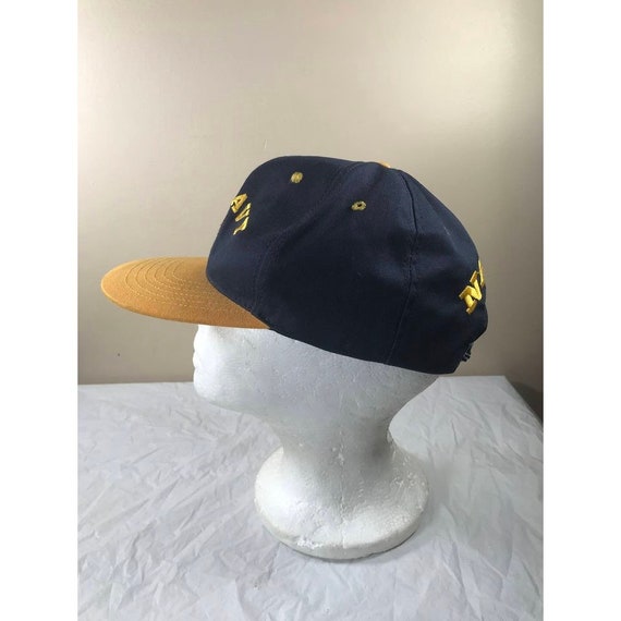 Vintage US navy back spellout snapback hat cap MA… - image 6