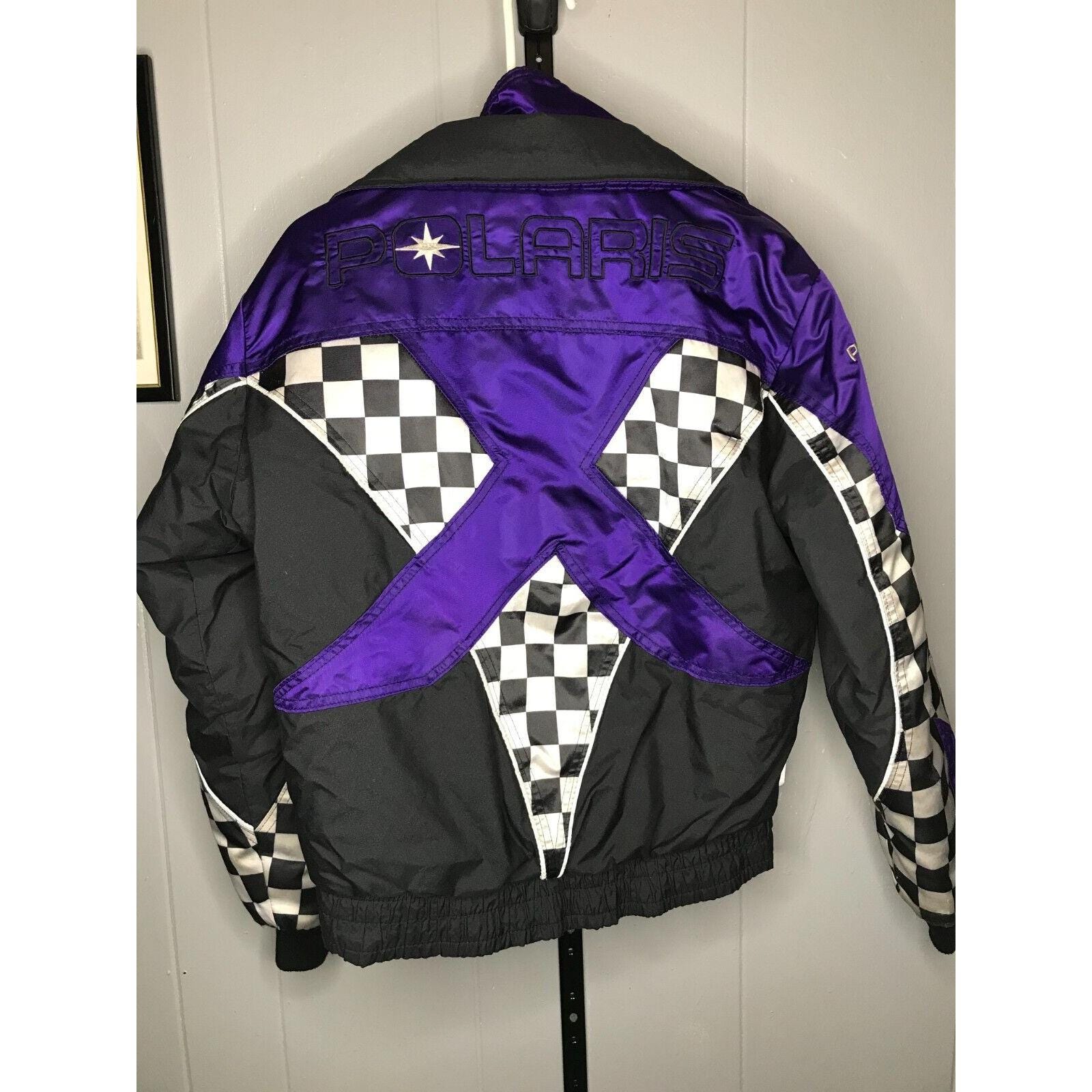 Vintage 90s Polaris Indy Snowmobile Jacket Coat Racing Snow