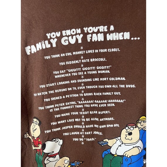 Vintage Family Guy “You Know You’re A Family Guy … - image 5