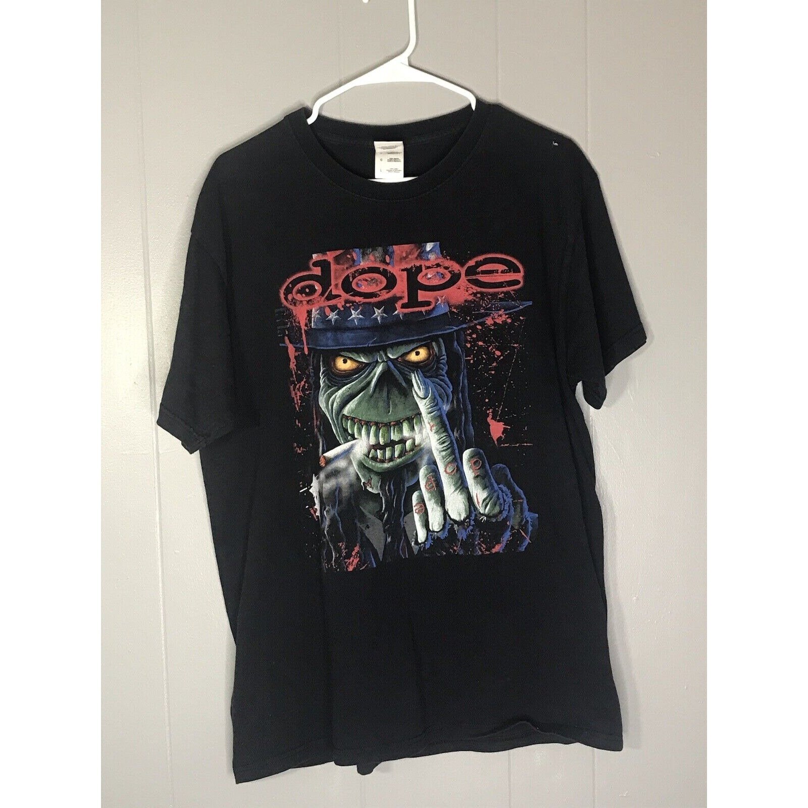 Vintage Adult LG Ca. 2005 DOPE Band Nu Metal F*** the World