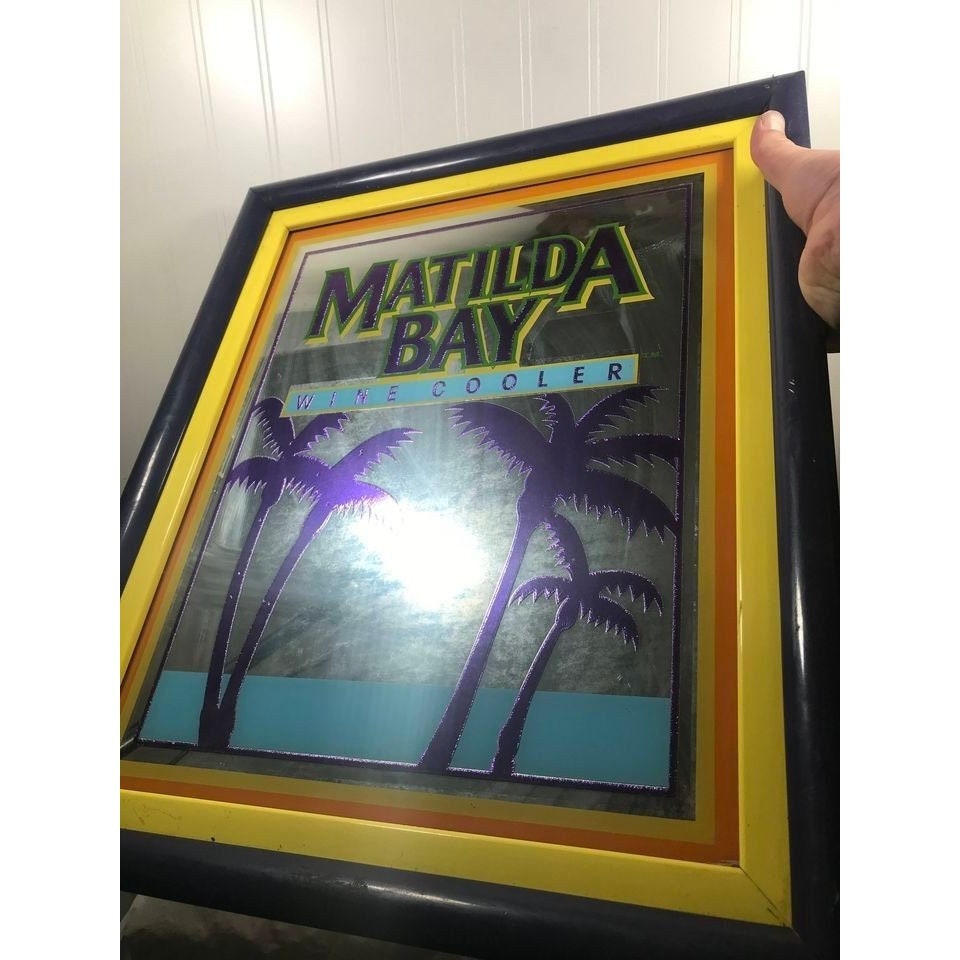 Vintage Matilda Bay Wine Cooler Bar Glass Display Etsy