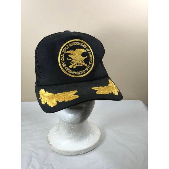 Vintage NRA k products trucker mesh snapback hat … - image 1